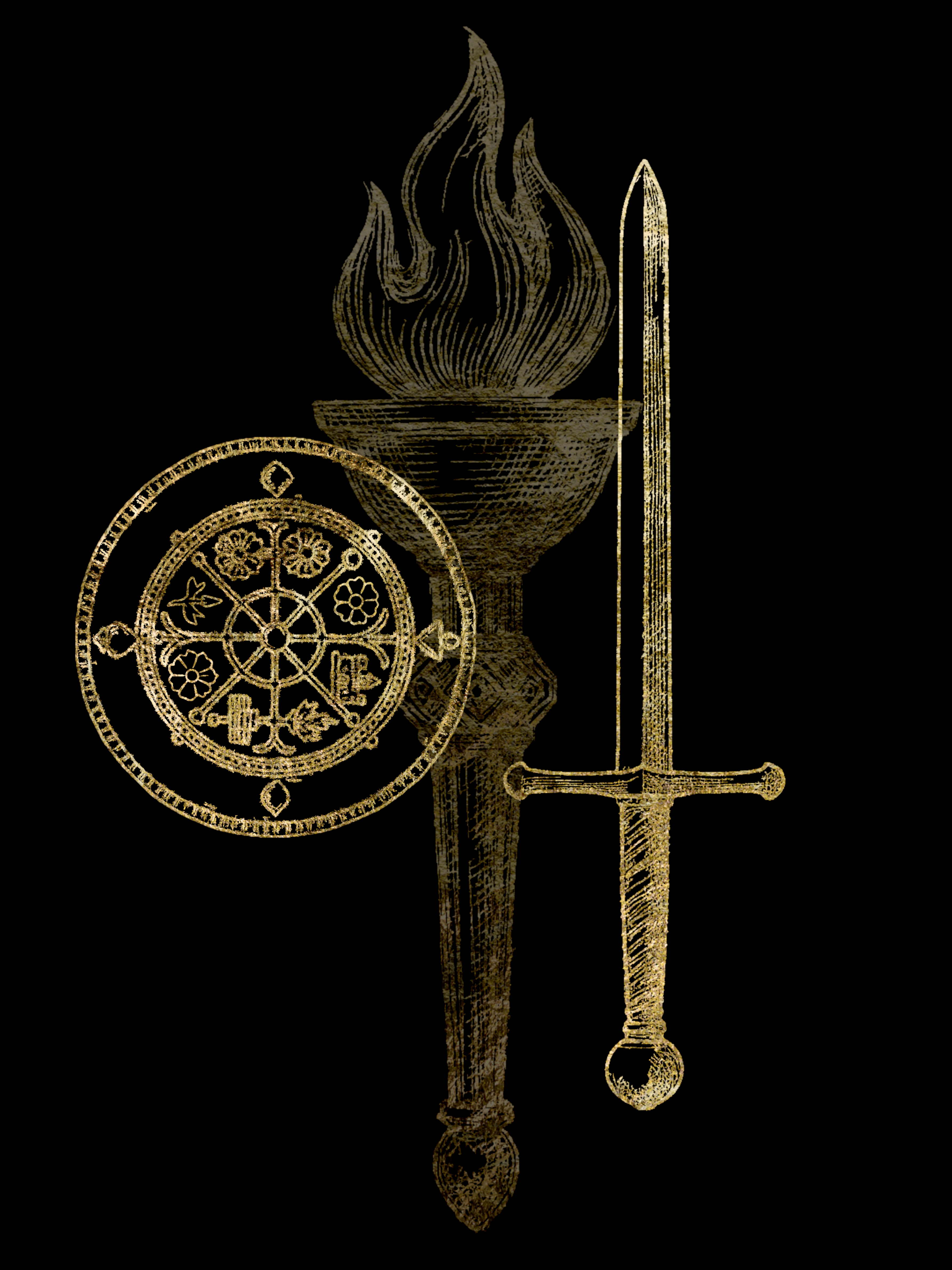 Earth coin Air sword